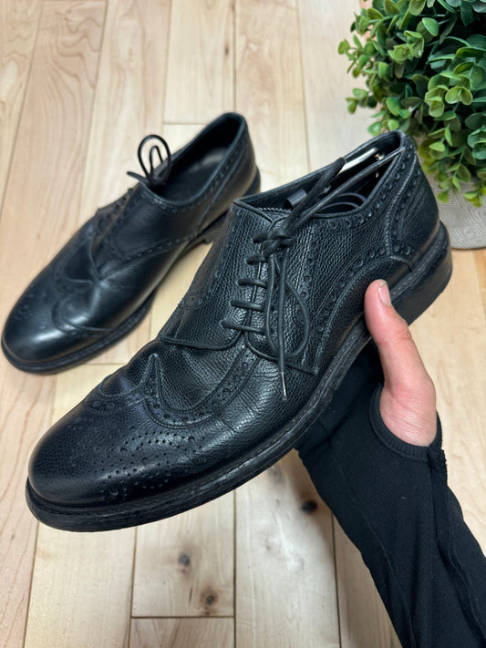 Burberry ‘Rayford’ Black Leather Brogue Derby Shoes