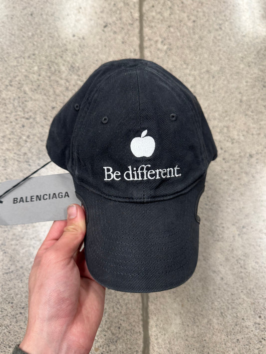 SS2023 Balenciaga ‘Be Different’ Cotton Drill Strapback Hat