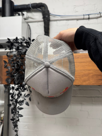 Kapital ‘Lucky 7s’ Grey/Red Mesh Trucker Hat