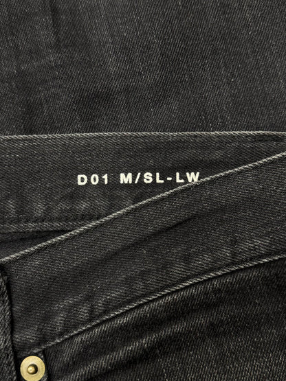 2014 Saint Laurent By Hedi Slimane ‘D01’ Black Skinny Jeans