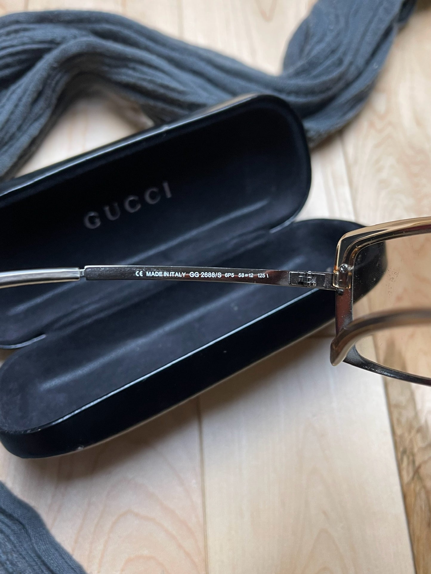 2000s Gucci Rimless Brown Tinted Sunglasses