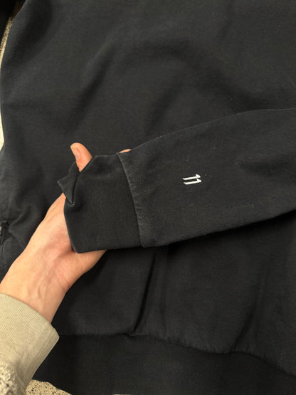 11 by Boris Bidjan Saberi ‘Thumbhole’ Black Sweatshirt