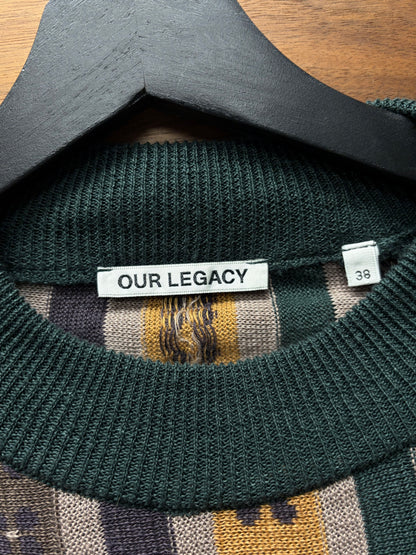 Our Legacy ‘Sonar’ Vertical Striped Knit Sweater