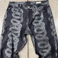 OG Hysteric Glamour Black ‘Snake’ Flared Leg Denim