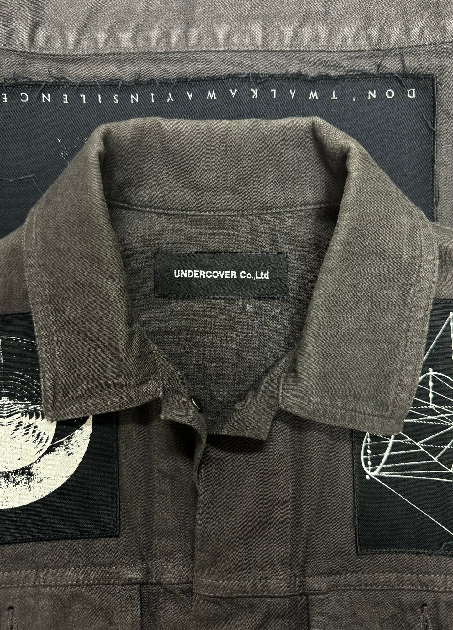 SS2018 Undercover ‘Joy Division’ Patchwork Denim Battle Jacket