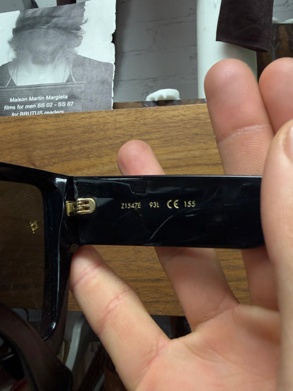 AW2021 Louis Vuitton by Virgil Abloh  Black/Gold ‘Cyclone’ Crystal Embellished Sunglasses