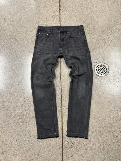 Dior Homme ‘Clawmark’ Washed Grey Denim