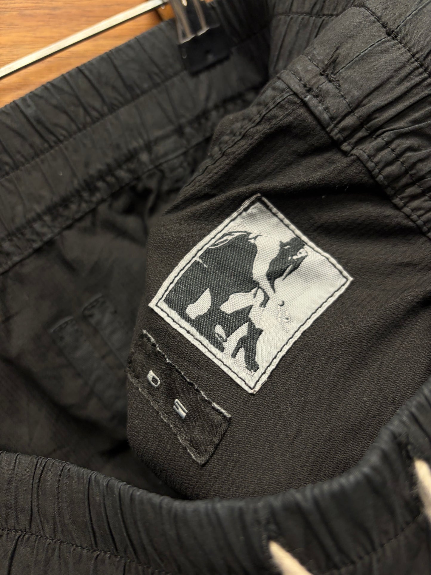 SS2016 Rick Owens Cyclops Mainline ‘Memphis’ Drop Crotch Pod Shorts
