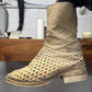 Carol Christian Poell ‘Laser Cut’ Kangaroo Leather Tornado Zip Boots