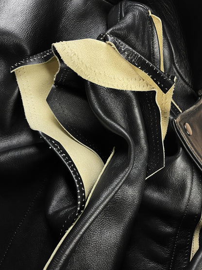 AW2012 Maison Margiela X H&M Reconstructed Leather Jacket