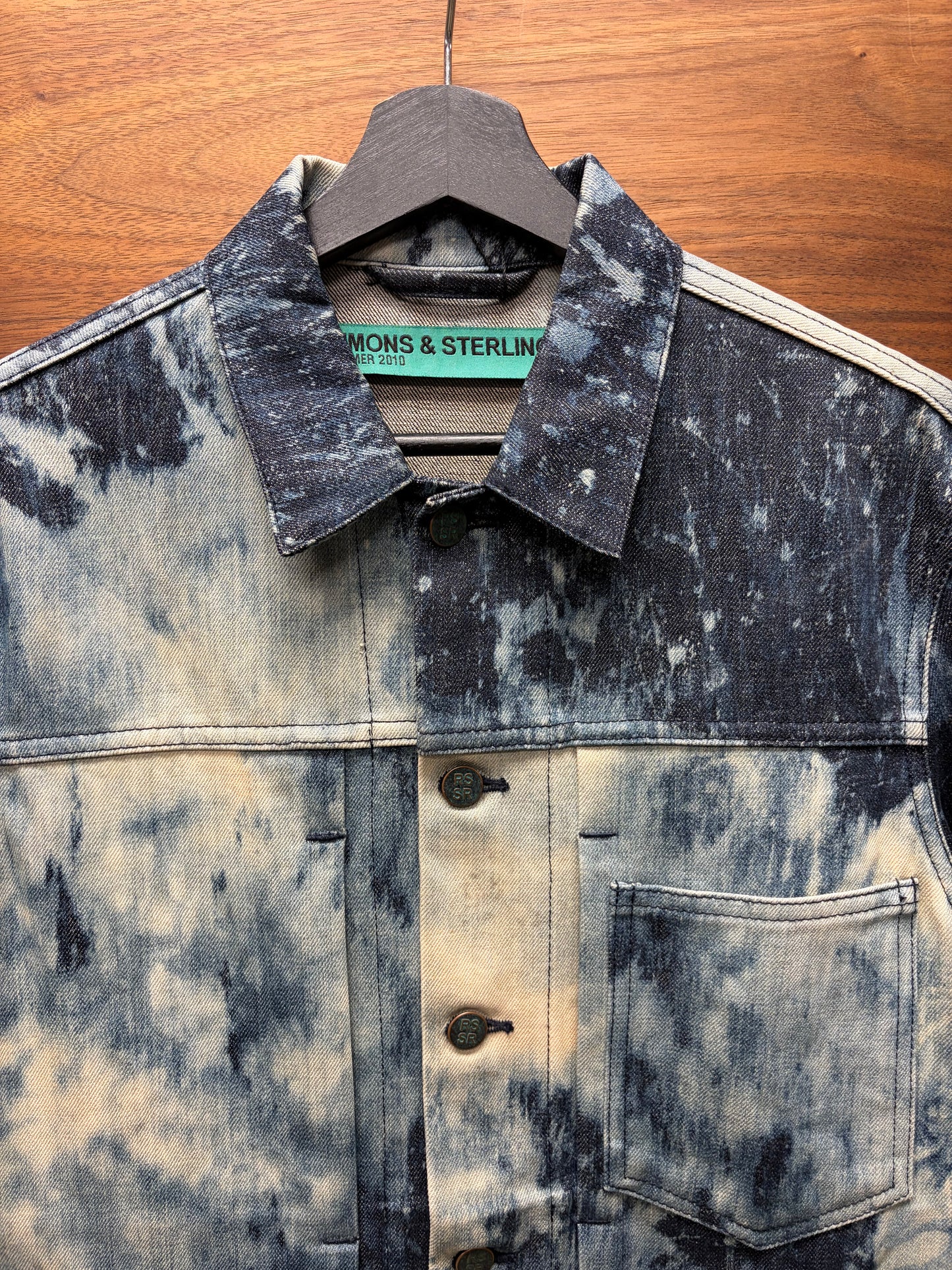 SS2010 Raf Simons x Sterling Ruby ‘Crystal Blue’ Denim Jacket