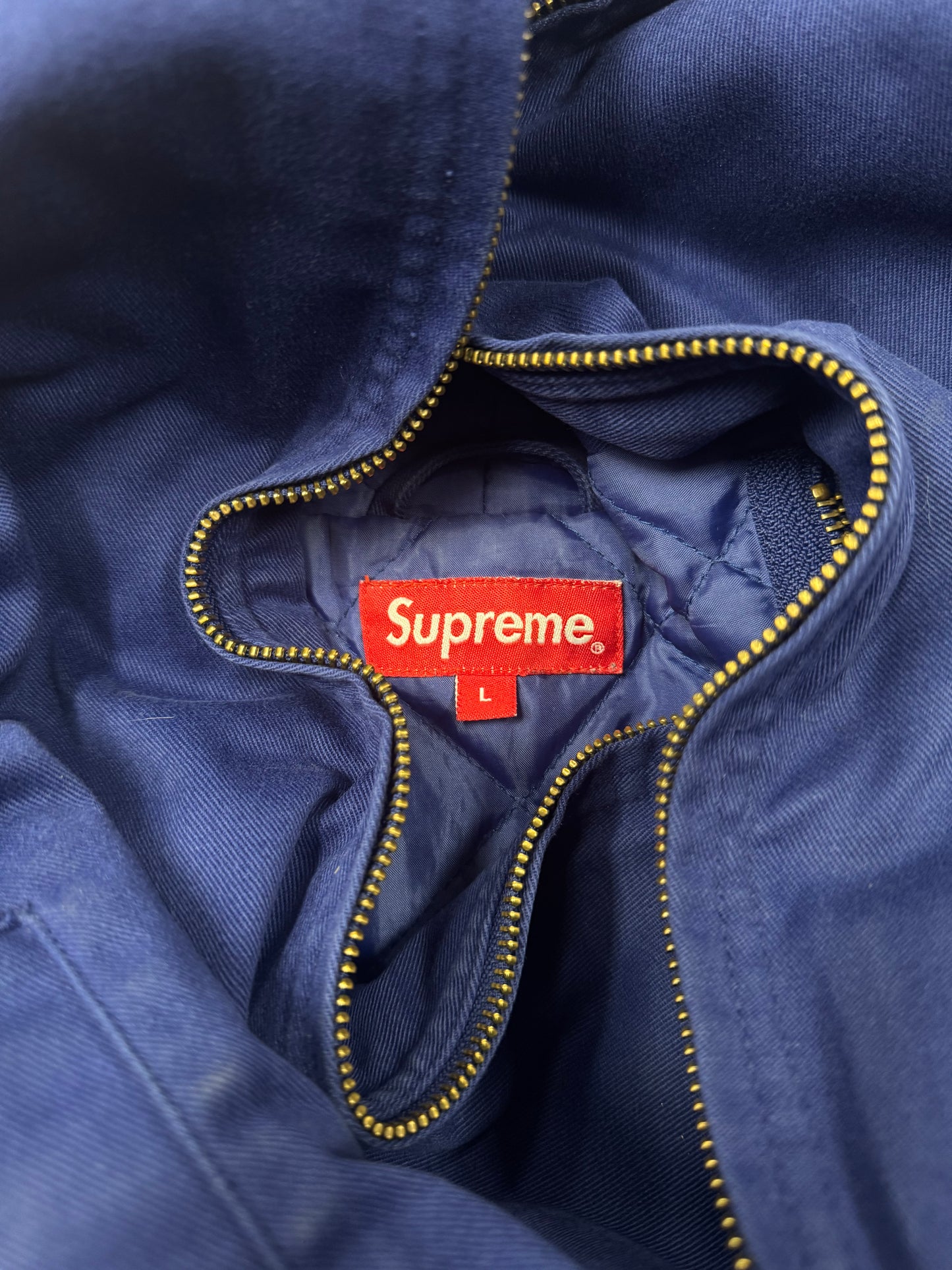 AW2014 Supreme x Raymond Pettibon Quilted Work Jacket