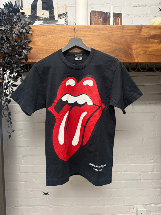 SS2005 Comme Des Garçons Homme Plus x Rolling Stones ‘Tongue & Lips’ Graphic T-Shirt