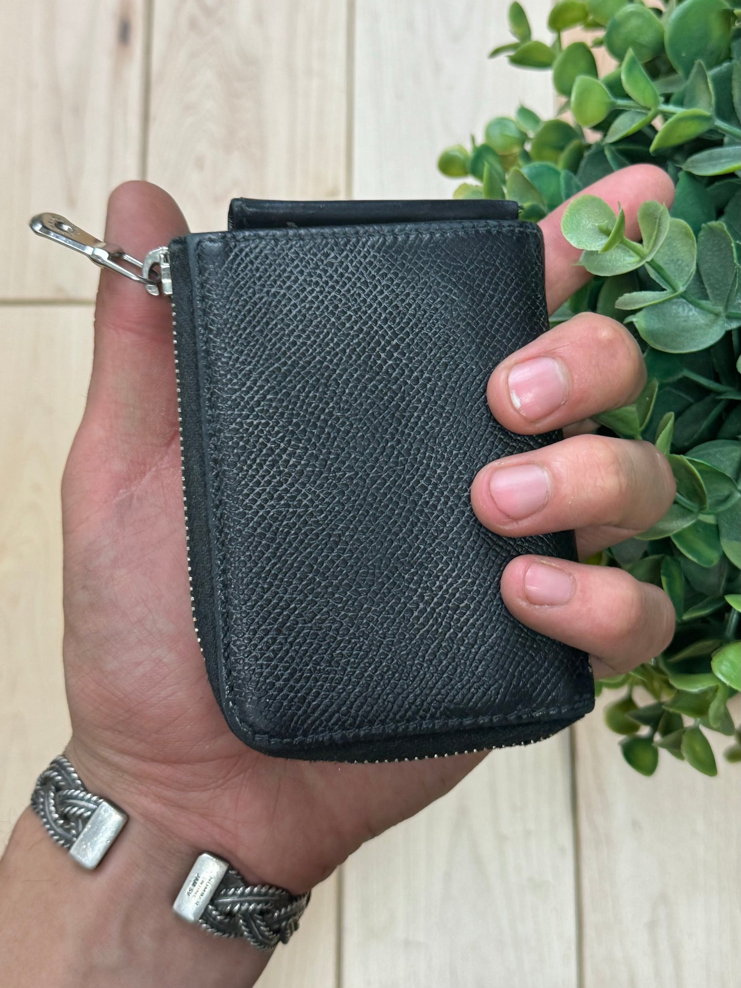 Dolce & Gabbana Mainline Black Pebbled Leather Wallet