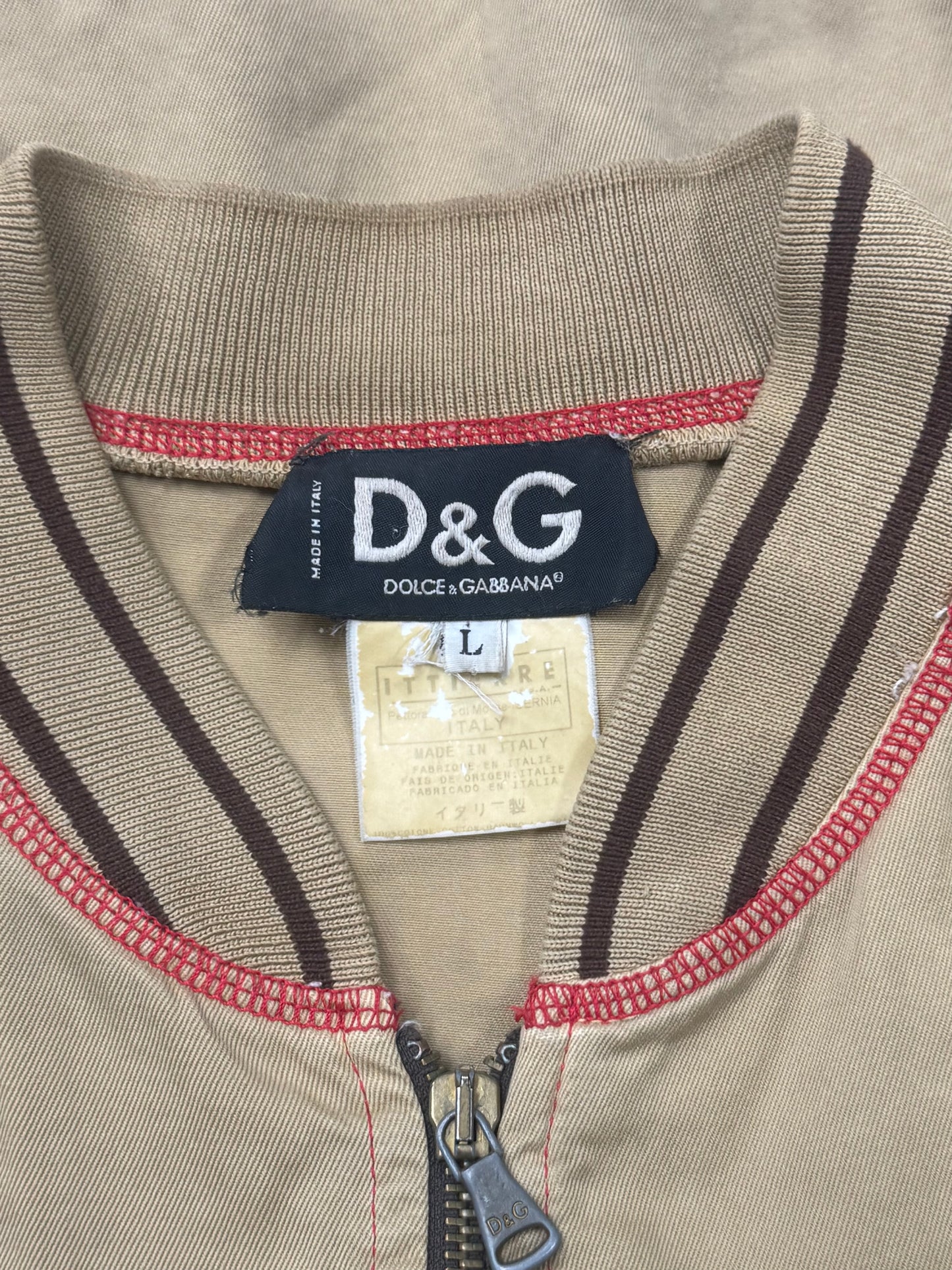 Dolce & Gabbana ‘Tennis Club’ Zip Up Bomber Jacket