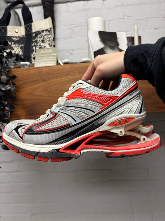 Balenciaga X-Pander Red/White Low Top Sneakers