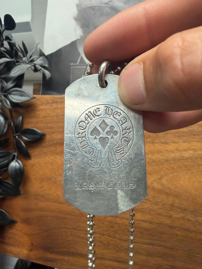 Chrome Hearts ‘Las Vegas’ Store Exclusive ‘Fuck You’ 925 Silver Dogtag Pendant