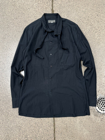Yohji Yamamoto Pour Homme ‘Tie Collar’ Button Down Shirt