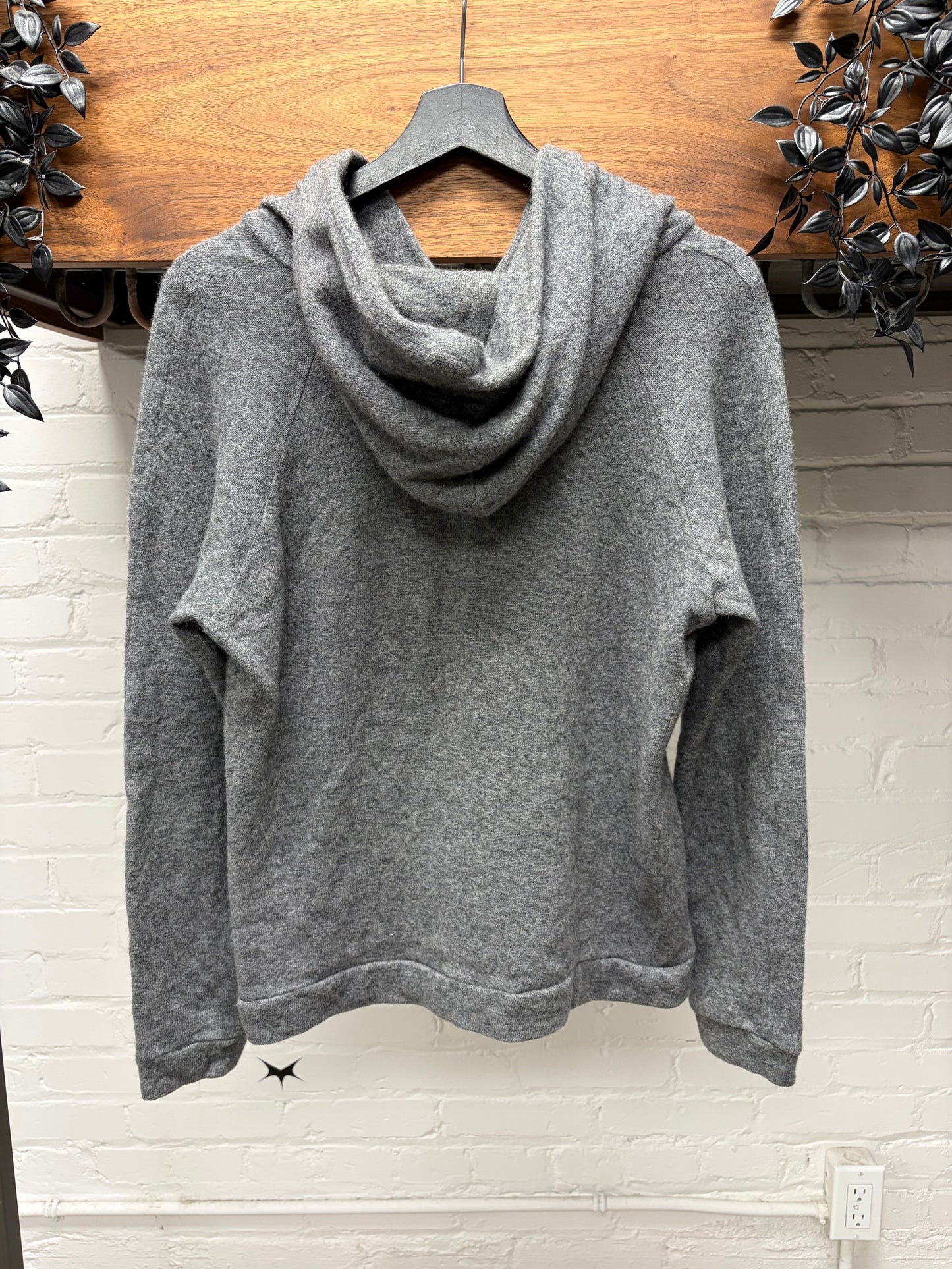 AW2000 Raf Simons ‘Confusion’ Collegiate Patch Grey Wool Sweater