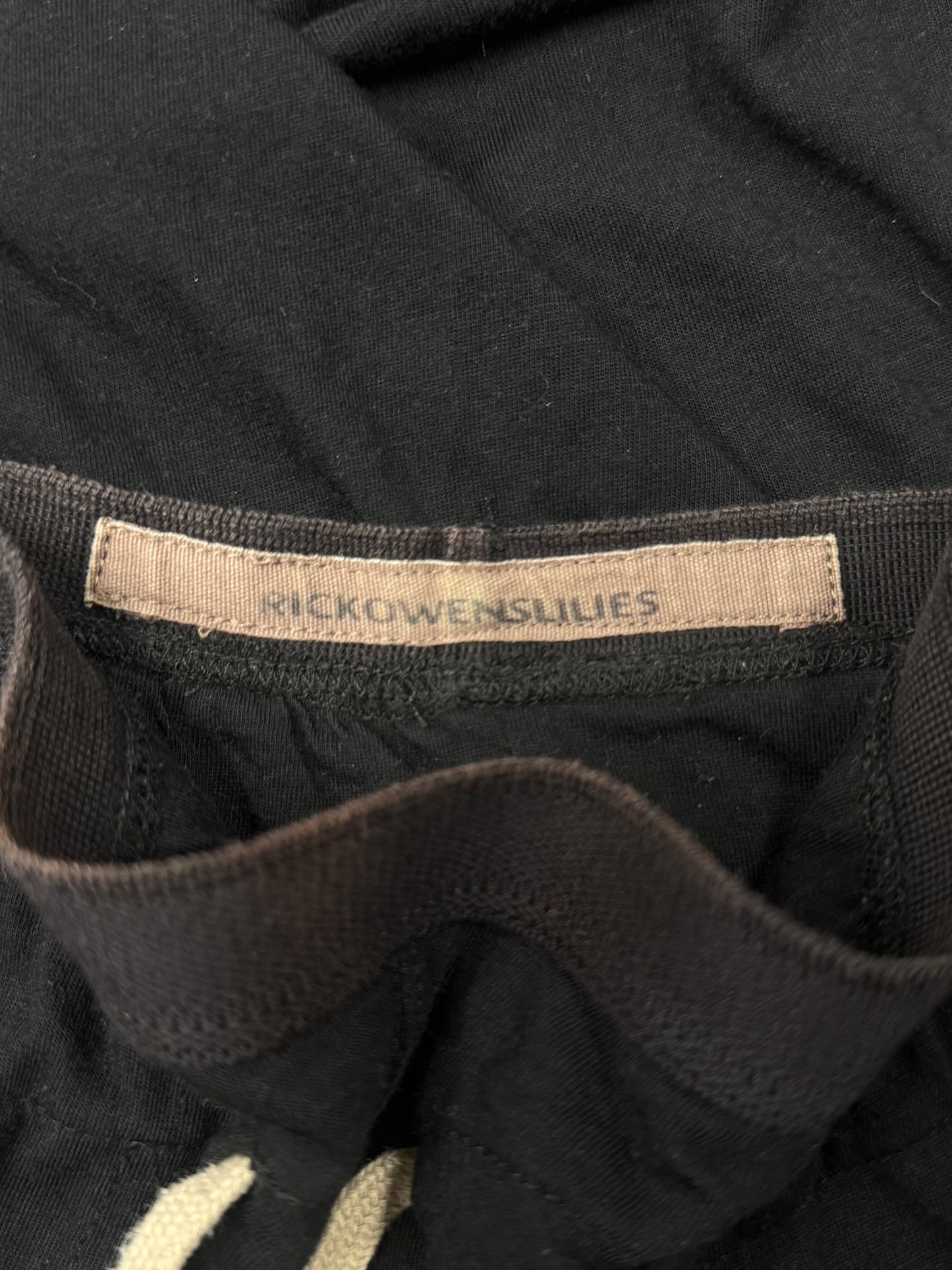 2000s Rick Owens ‘Lillies’ Drop Crotch Cotton ‘Pod’ Shorts