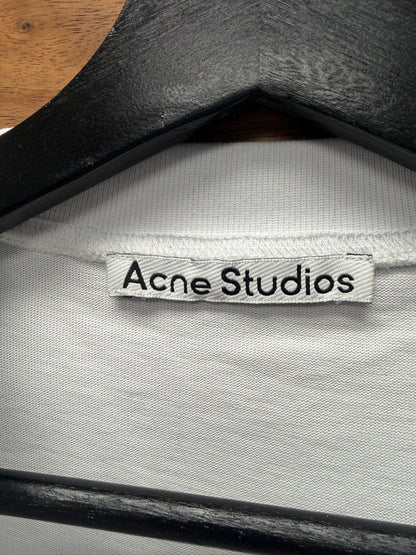 Acne Studios ‘Minimal Logo’ White Oversized Cotton T-Shirt