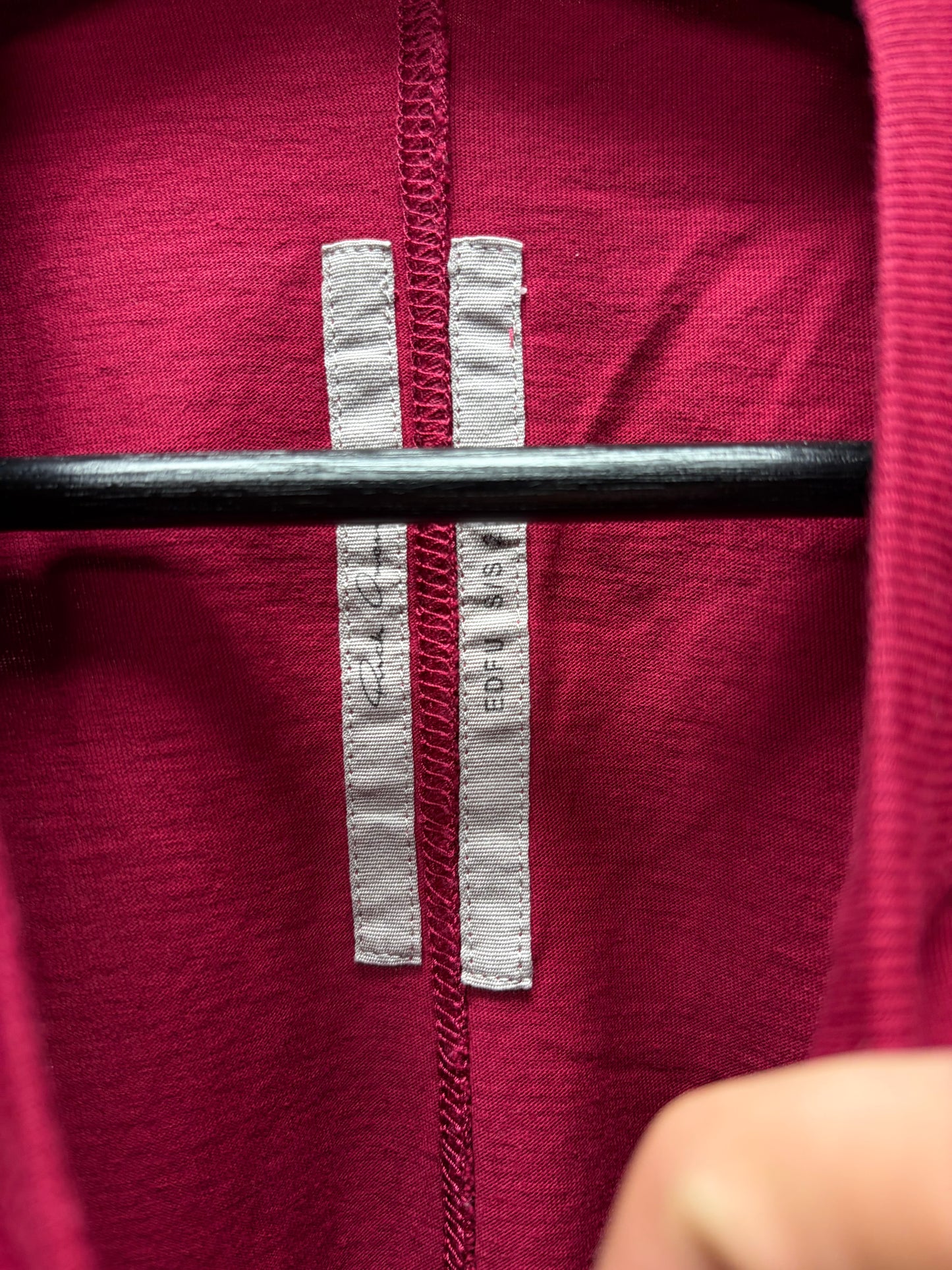 SS2023 Rick Owens ‘Edfu’ Fuchsia/Pink ‘Level’ Short Sleeve Shirt