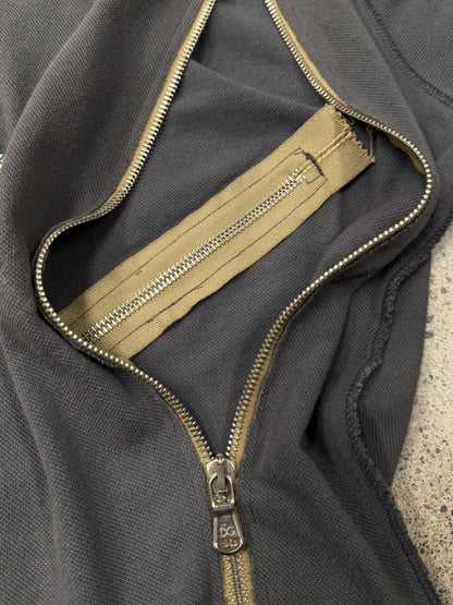 2000s Dolce & Gabbana Raw ‘Zipper Track’ T-Shirt