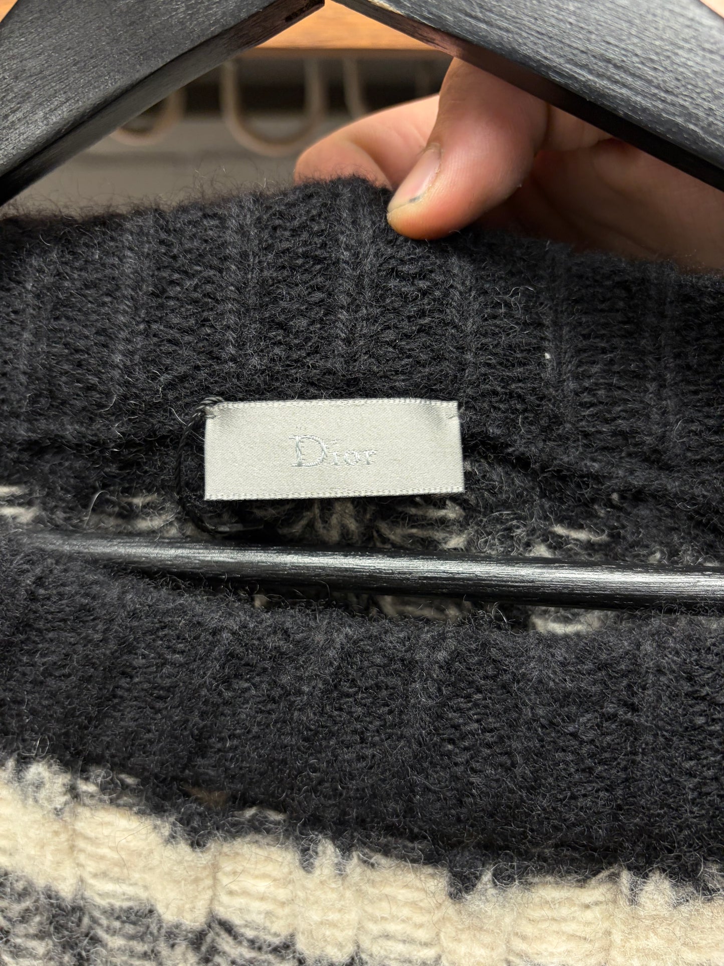 AW2006 Dior Homme by Hedi Slimane ‘These Grey Days’ Wool Sweater