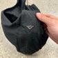 Bottega Veneta Black Canvas Hobo Bag