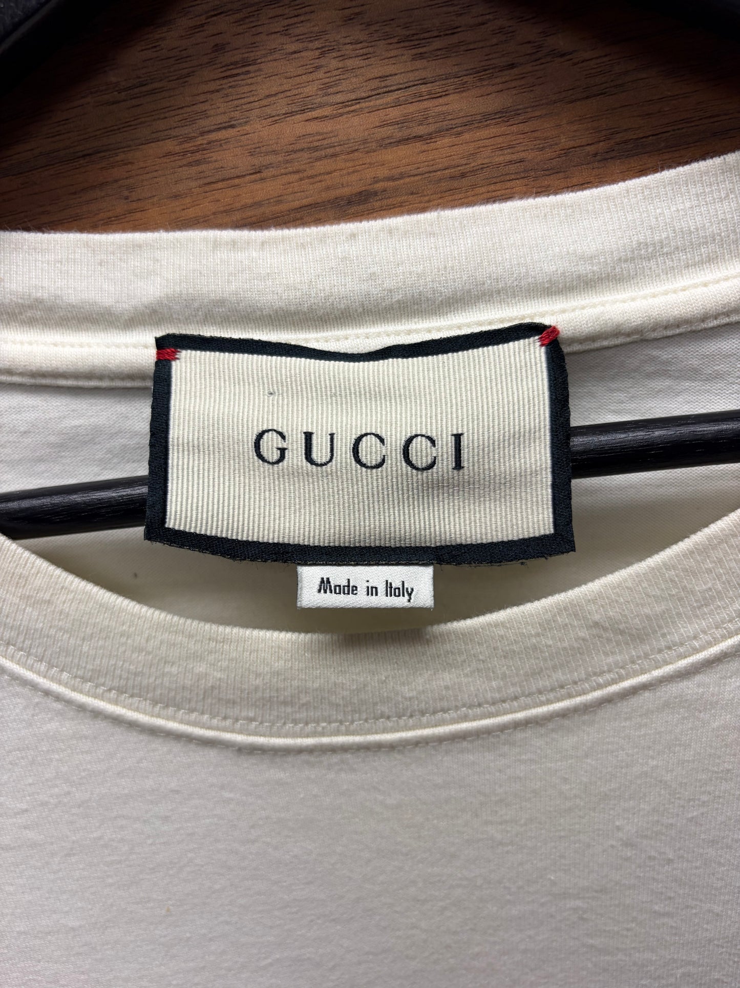 Gucci Manifesto ‘Mask’ Cream White Oversized T-Shirt