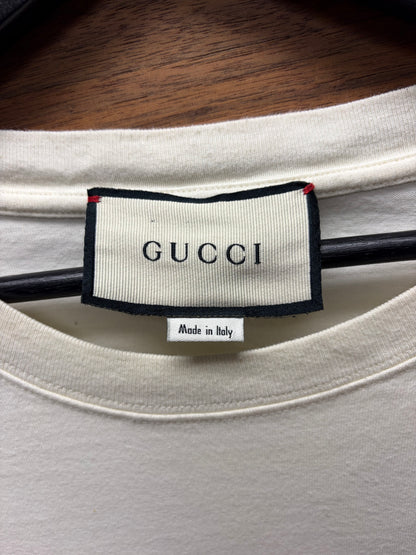 Gucci Manifesto ‘Mask’ Cream White Oversized T-Shirt