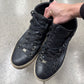 Balenciaga ‘Arena’ Black Leather High Top Sneakers