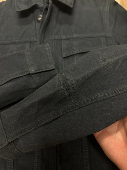 Balenciaga By Nicholas Ghesquiere Black Denim Trucker Jacket