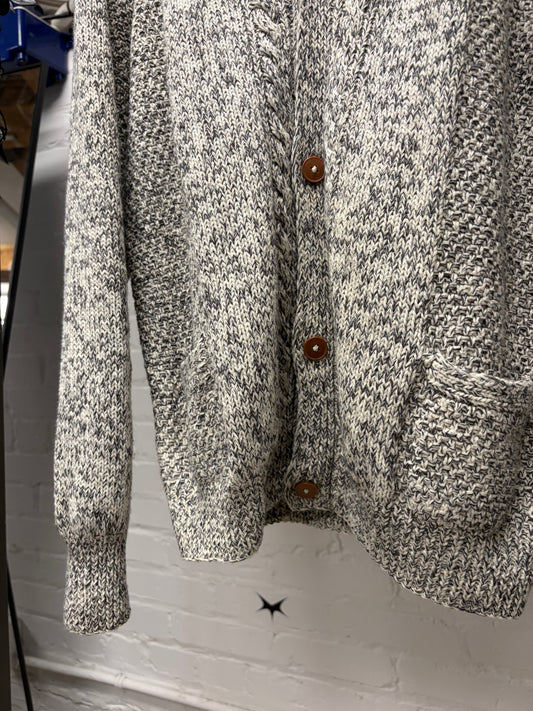 Vintage C.P. Company Salt/Pepper Wool Knit Cardigan