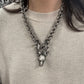 AW2008 Number (N)ine ‘My Private Portland’ Solid 925 Silver Deer Necklace