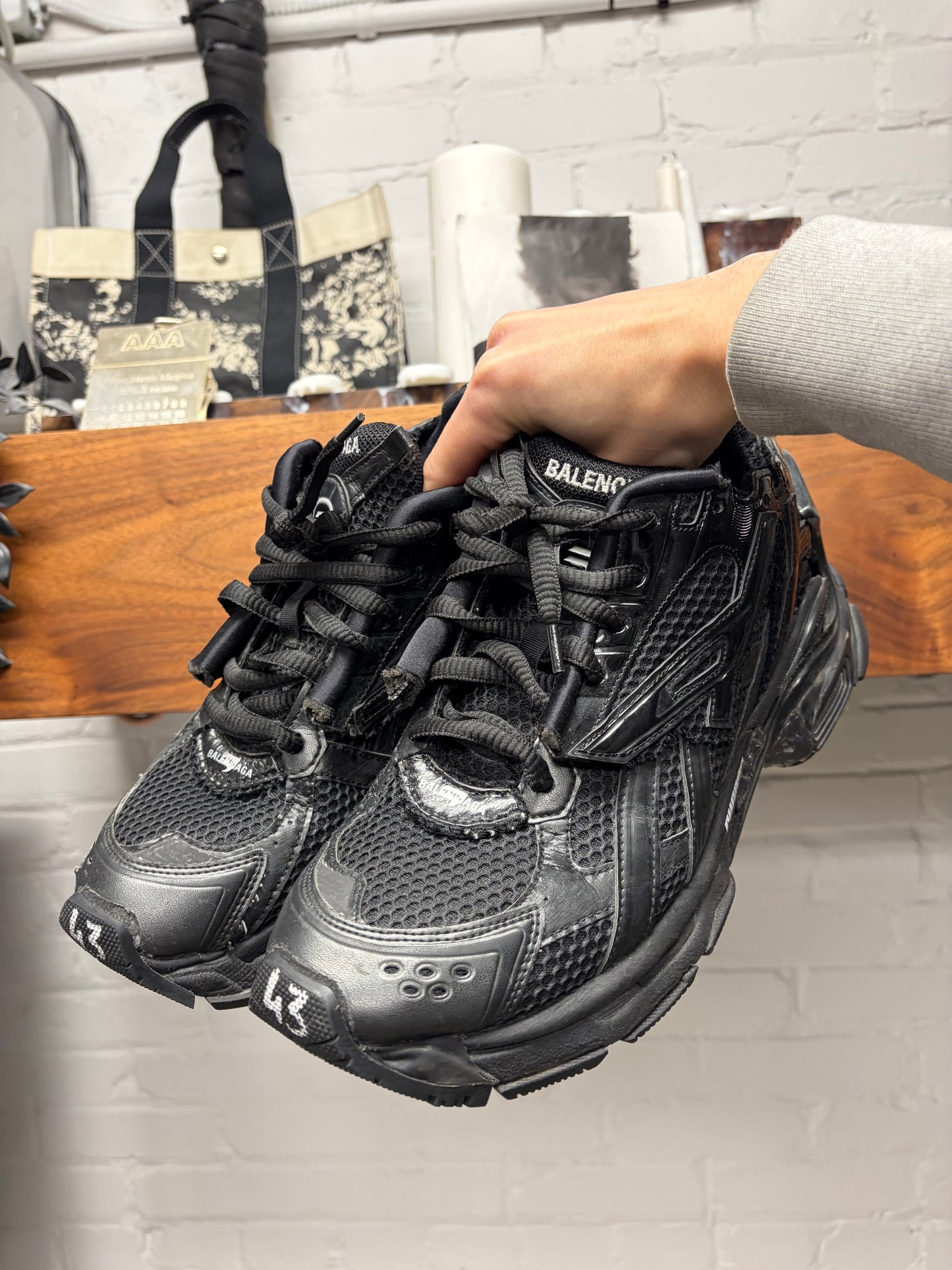 Balenciaga ‘Runner’ Black Low Top Sneakers