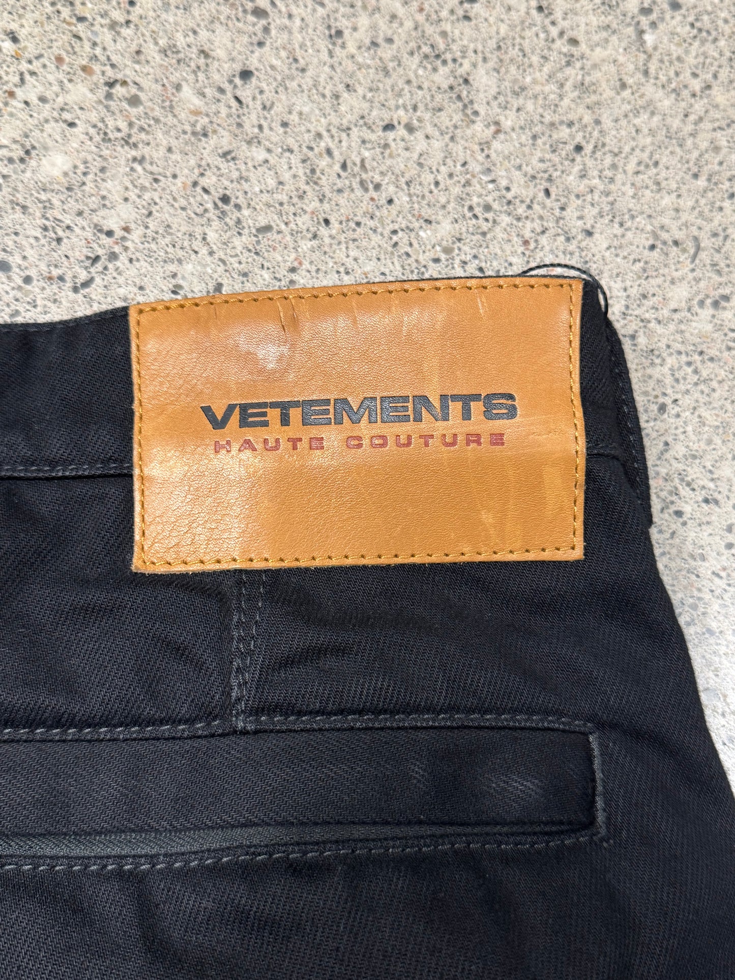 Vetements ‘Detachable’ Zip Layered Wide Leg Cargo Pants