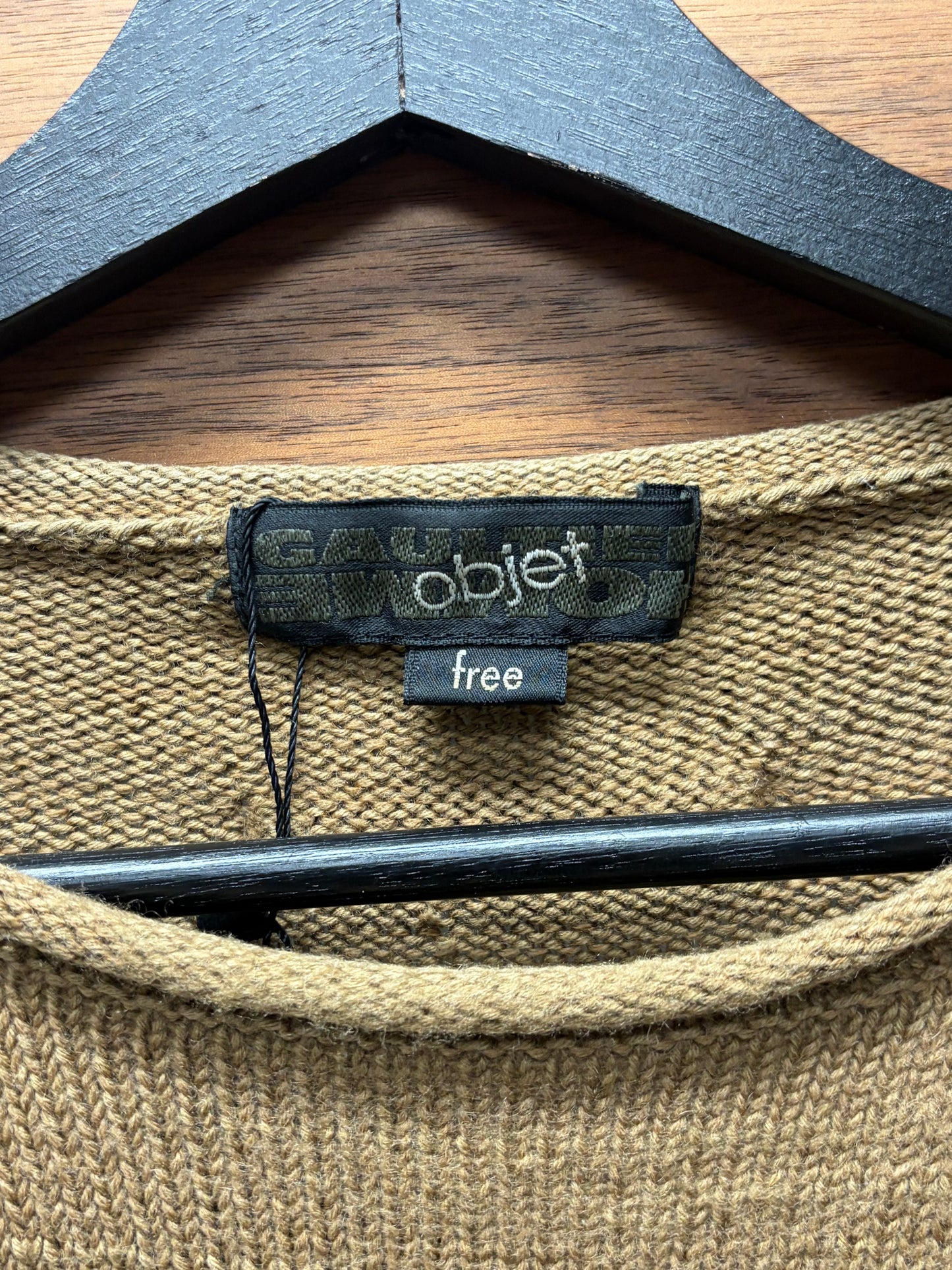 Vintage 90s Jean Paul Gaultier ‘Objet’ Treeline Knit Sweater