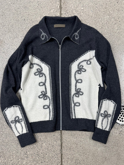 Yohji Yamamoto Y’s for Men Western Zip-Up Knit