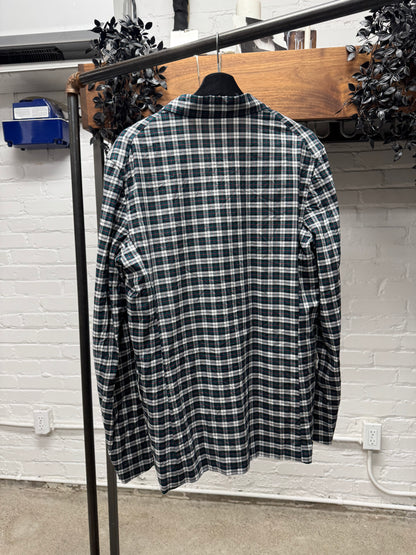 2018 Comme Des Garçons Black Plaid Blazer