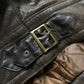 Tornado Mart Fur Trim Brown Collared Zip-Up Jacket