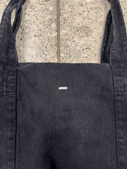 Our Legacy ‘Aviation’ Faded Black Denim Tote Bag