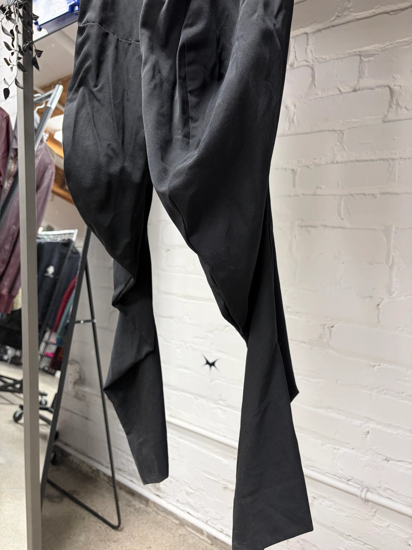 2010 Comme Des Garçons Black Cotton ‘Twist Seam’ Trouser