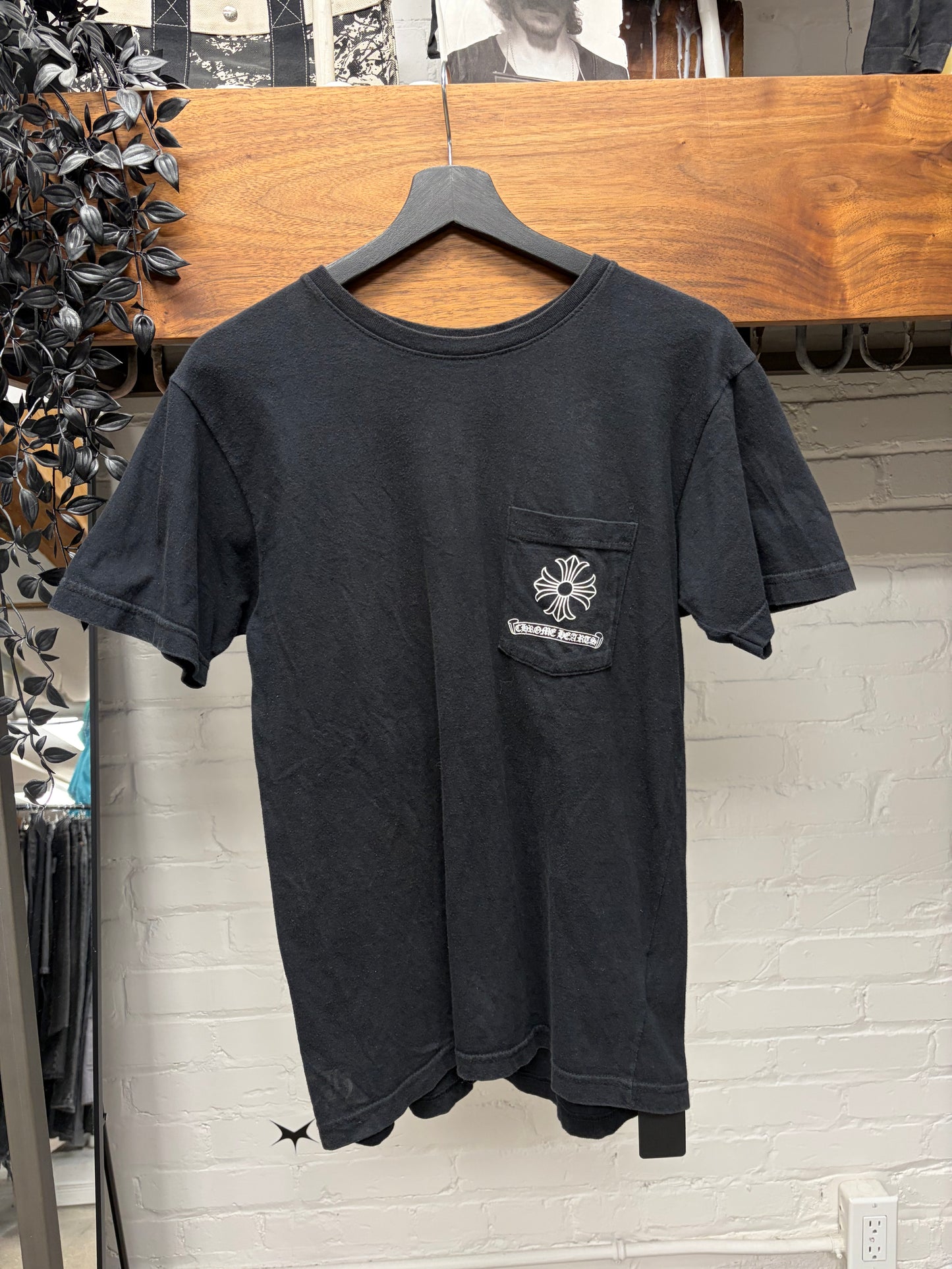 Chrome Hearts ‘Dagger Vine/Scroll Logo’ Black Graphic T-Shirt