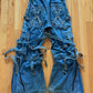 OG Tripp NYC Bondage Strap Wide Leg Blue ‘Raver Denim’