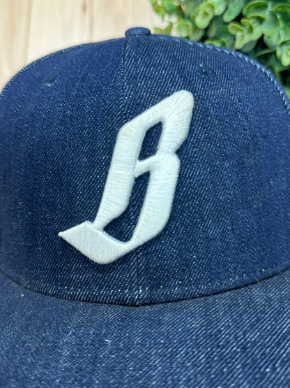 2000s Billionaire Boys Club x New Era Denim Fitted Hat