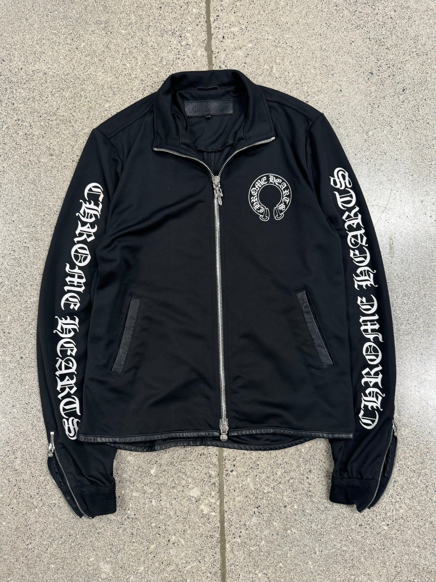 Chrome Hearts Dagger Zip ‘Horseshoe’ Logo Track Jacket