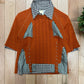 Maison Margiela ‘Pumpkin’ Cable Knit Collared Sweater