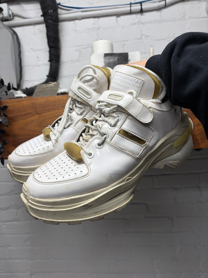 Maison Margiela ‘Retro Fit’ Reconstructed Leather Low Top Sneakers