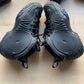 Comme Des Garcons x Nike Foamposite High Top Black Sneakers